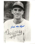 AUTOGRAPHED JOHN VAN CUYK 8x10 Brooklyn Dodgers photo