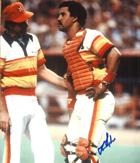 AUTOGRAPHED LUIS PUJOLS photo  Houston Astros