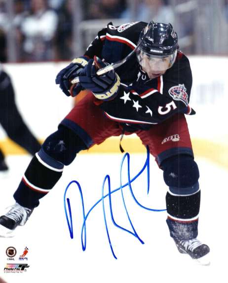 Autographed DARRYL SYDOR  Blue Jackets Photo