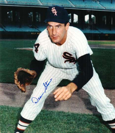 AUTOGRAPHED DEAN STONE photo  Chicago White Sox