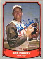 Autographed BOB PURKEY 1988 Pacific Legends Card #77