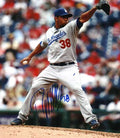 AUTOGRAPHED RAMON TRONCOSO Los Angeles Dodgers photo