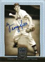 Autographed GEORGE KELL Detroit Tigers 2005 DONRUSS GREATS CARD