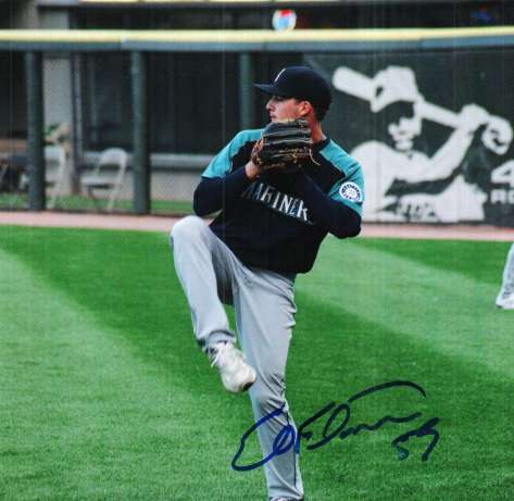 AUTOGRAPHED ED FEIROBRAND Seattle Mariners Photo