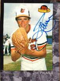 Autographed JIM PALMER 2001 TOPPS AMERICAN PIE CARD
