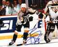 Autographed BOB BOUGHNER 8X10 Nashville Predators photo