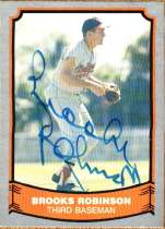 Signed  BROOKS ROBINSON Pacific Legends Card