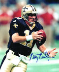Autographed BILLY JOE TOLLIVER 8X10 New Orleans Saints photo