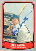 Signed  RON SANTO Pacific Legends Card