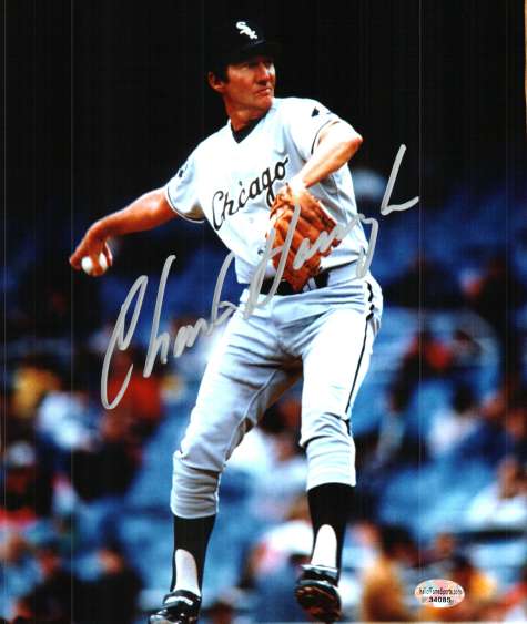 AUTOGRAPHED CHARLIE HOUGH photo  Chicago White Sox