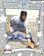 Autographed MONTE IRVIN 2002 TOPPS AMERICAN PIE CARD
