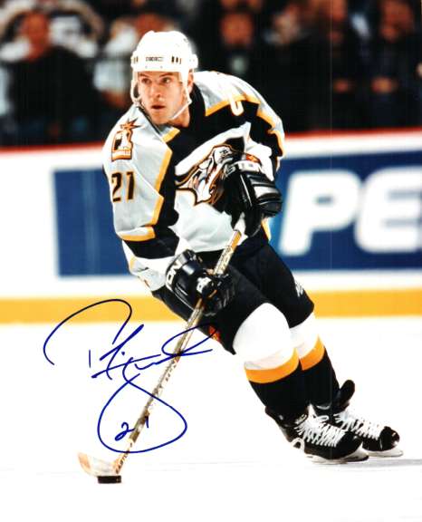 Autographed TOM FITZGERALD Nashville Predators photo