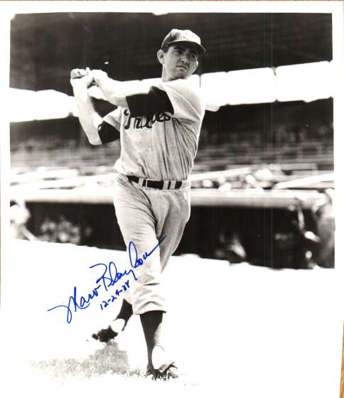 AUTOGRAPHED MARV BLAYLOCK 8x10 Philadelphia Phillies photo