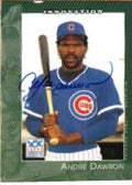 Autographed ANDRE DAWSON 2002 TOPPS AMERICAN PIE CARD