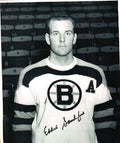 Autographed EDDIE SANDFORD Boston Bruins  Photo