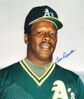 AUTOGRAPHED TOMMY REYNOLDS photo  -  Oakland A's