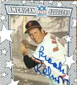 Autographed BROOKS ROBINSON  2002 TOPPS AMERICAN PIE CARD