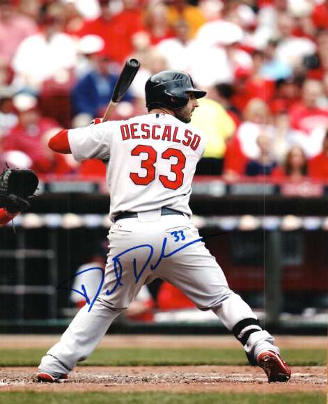 AUTOGRAPHED DANIEL DESCALSO St. Louis Cardinals photo