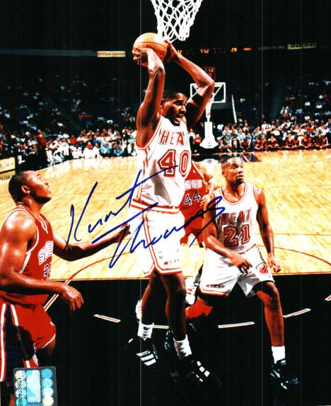 Autographed KURT THOMAS Miami Heat Photo