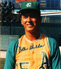 AUTOGRAPHED ROLLIE SHELDON photo  -  KANSAS CITY A's