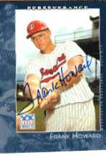 Autographed FRANK HOWARD 2002 TOPPS AMERICAN PIE CARD