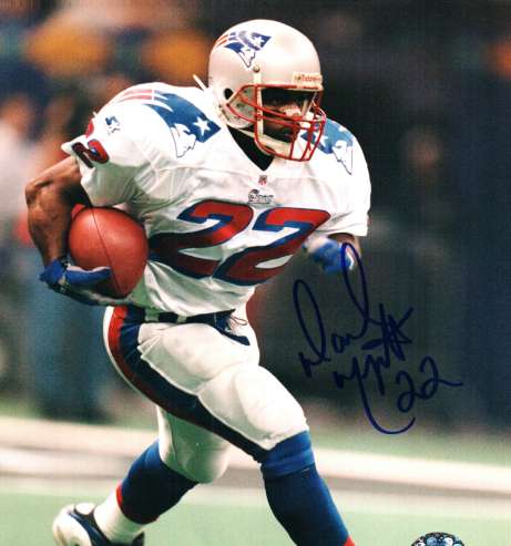 AUTOGRAPHED DAVE MEGGETT New England Patriots photo