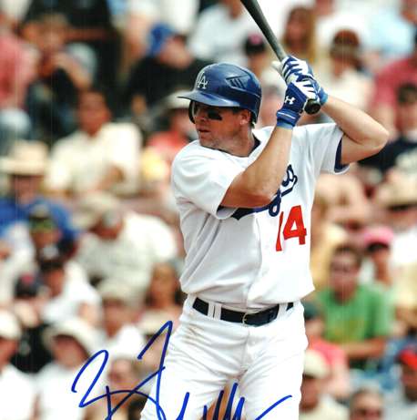 AUTOGRAPHED BILL MUELLER 8X10 Los Angeles Dodgers photo