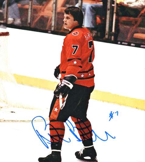 Autographed BILL BARBER photo - Philadelphia Flyers