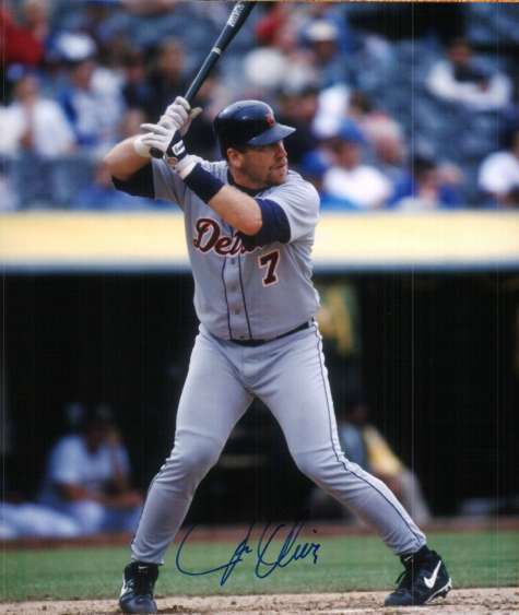 AUTOGRAPHED  photo JOE OLIVER Detroit Tigers