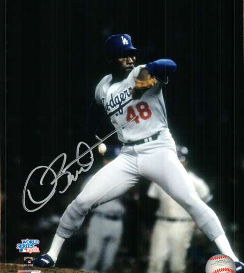AUTOGRAPHED DAVE STEWART Los Angeles Dodgers photo