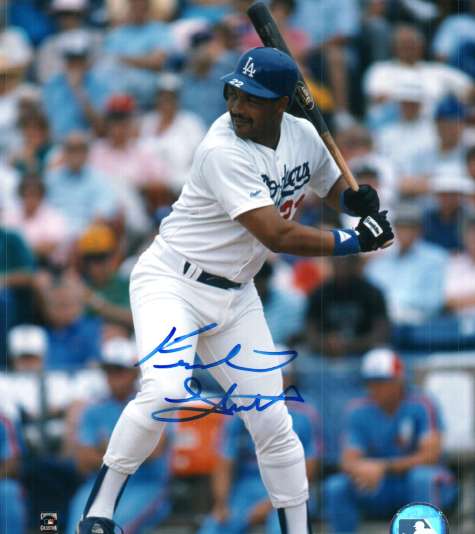 AUTOGRAPHED FRANKLIN STUBBS Los Angeles Dodgers photo