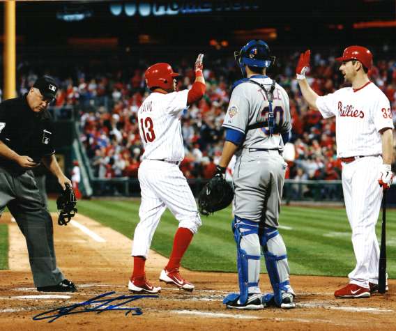 AUTOGRAPHED FREDDY GALVIS 8X10 photo  Philadelphia Phillies