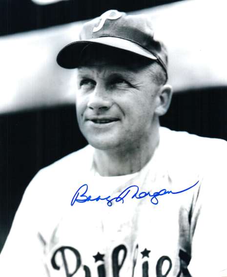 AUTOGRAPHED BOBBY MORGAN photo  Philadelphia Phillies