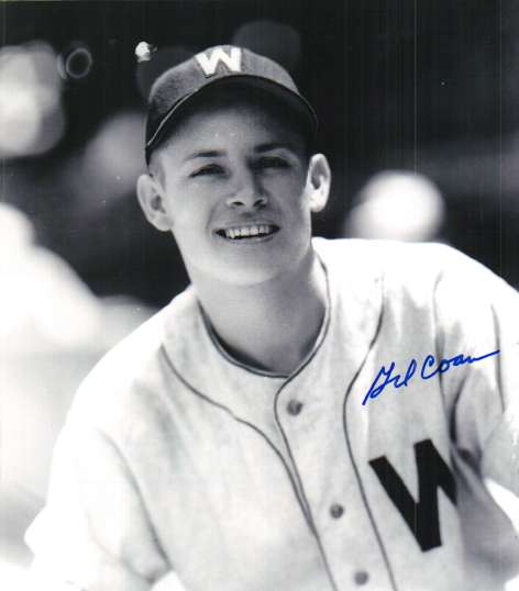 AUTOGRAPHED GIL COAN photo  Washington Senators