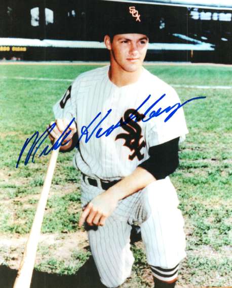 AUTOGRAPHED MIKE HERSHBERGER photo  Chicago White Sox