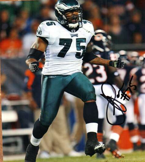 Autographed JUQUA PARKER 8X10  Photo - Philadelphia Eagles