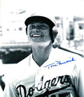 AUTOGRAPHED TOM PACIOREK 8X10 Los Angeles Dodgers photo