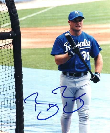 AUTOGRAPHED BRANDON BERGER photo KC Royals