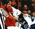 Autographed TOM SESTITO 8X10  Philadelphia Flyers Photo