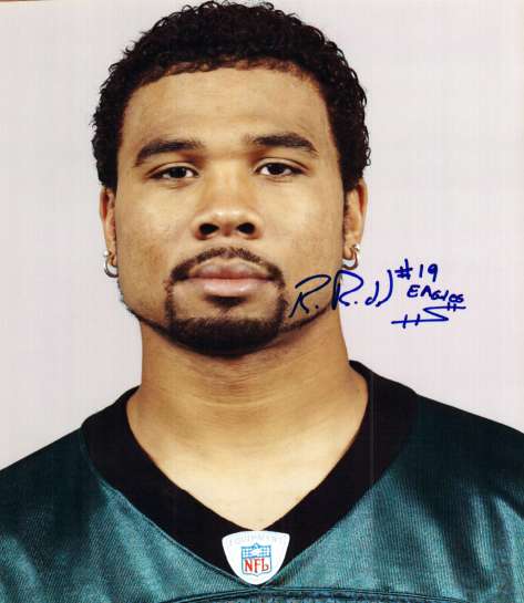 Autographed  ROBERT REDD 8X10  Photo - Philadelphia Eagles