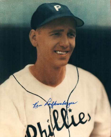 AUTOGRAPHED KEN RAFFENSBERGER 8x10 Philadelphia Phillies Photo