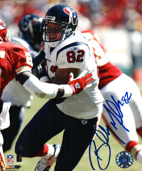 Autographed BILLY MILLER Houston Texans photo