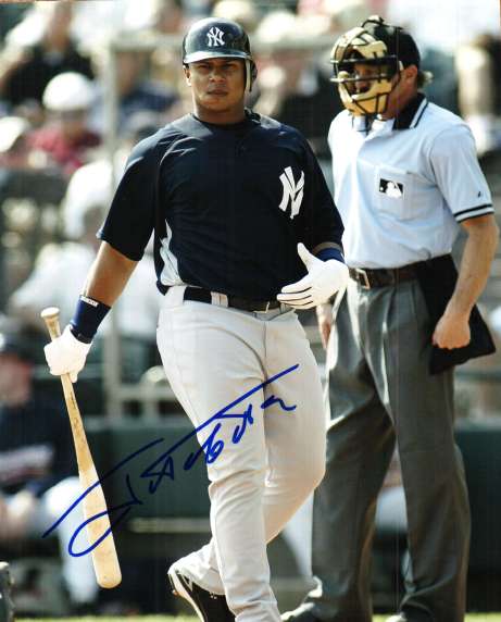 AUTOGRAPHED JOSE TABATA photo  New York Yankees