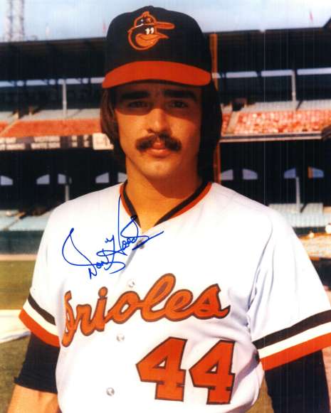AUTOGRAPHED DON HOOD photo  Baltimore Orioles
