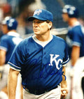 AUTOGRAPHED RICH DAUER photo KC Royals