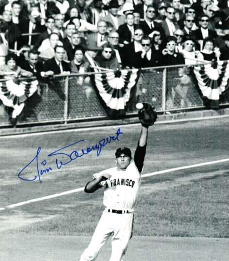 AUTOGRAPHED  JIM DAVENPORT 8X10 San Francisco Giants Photo