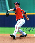 AUTOGRAPHED BRANDON BEACHY Atlanta Braves photo