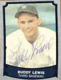 Signed BUDDY LEWIS Pacific Legends Card