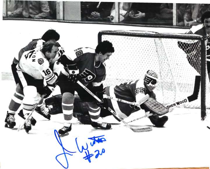 Autographed JIMMY WATSON 8X10  Philadelphia Flyers Photo