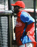 AUTOGRAPHED DONNIE SADLER photo  Philadelphia Phillies
